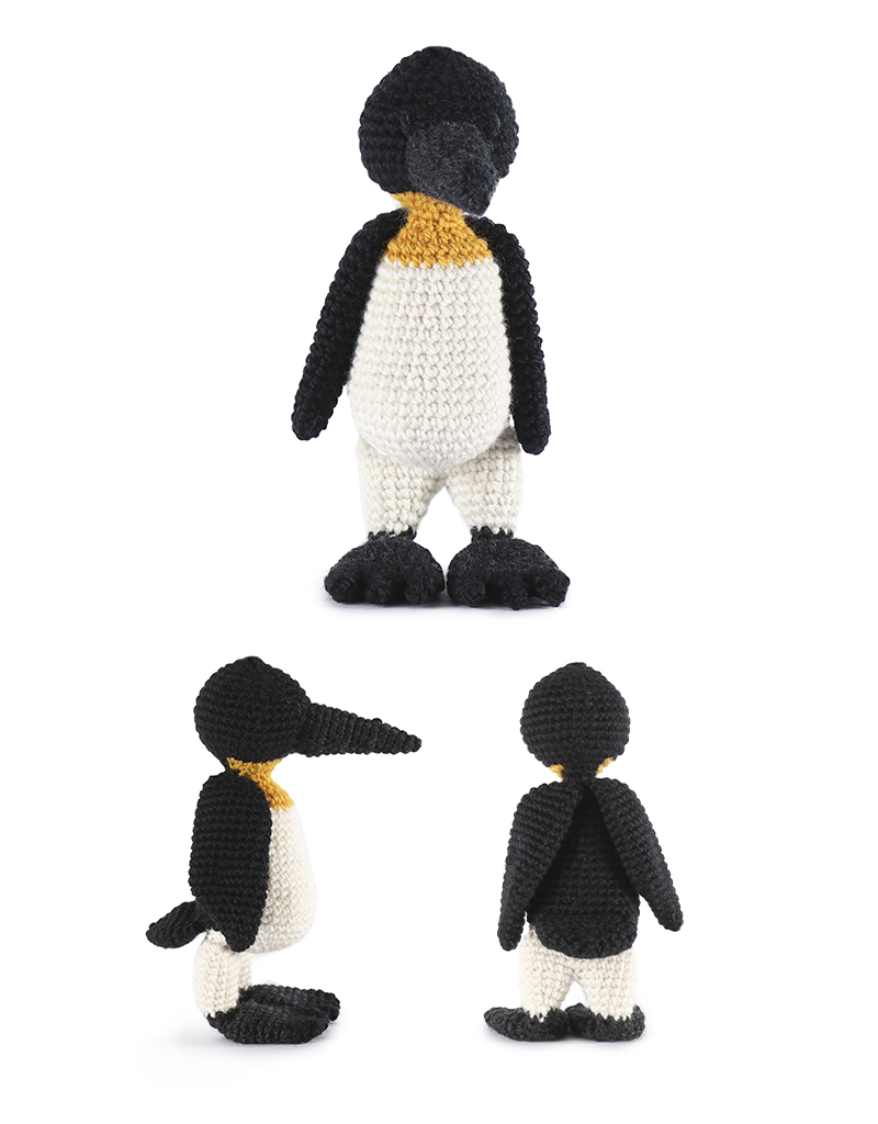 toft ed's animal caesar the emperor penguin amigurumi crochet